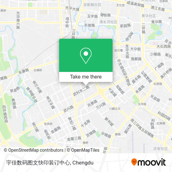 宇佳数码图文快印装订中心 map