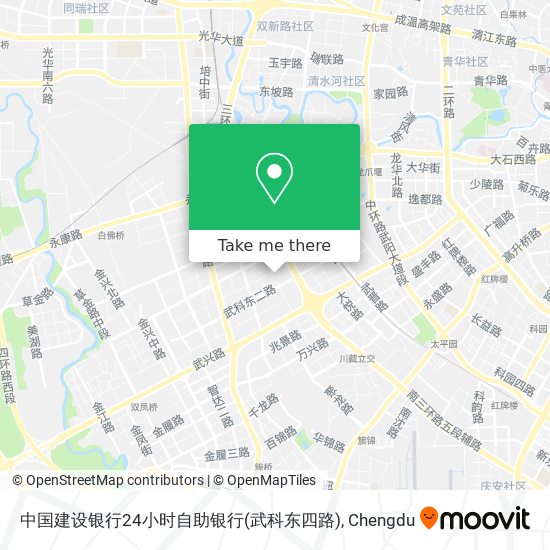 中国建设银行24小时自助银行(武科东四路) map