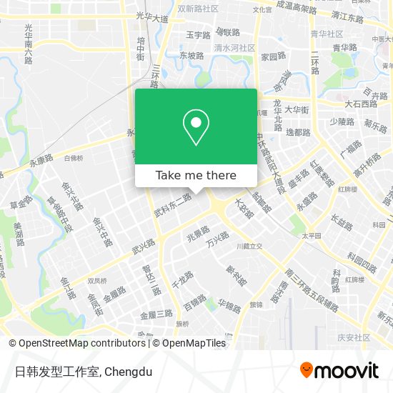 日韩发型工作室 map