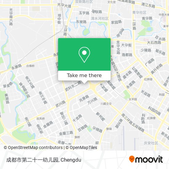 成都市第二十一幼儿园 map