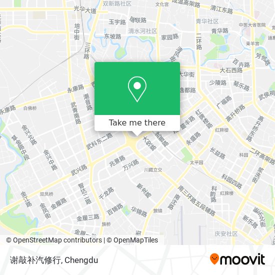 谢敲补汽修行 map