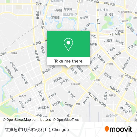 红旗超市(顺和街便利店) map