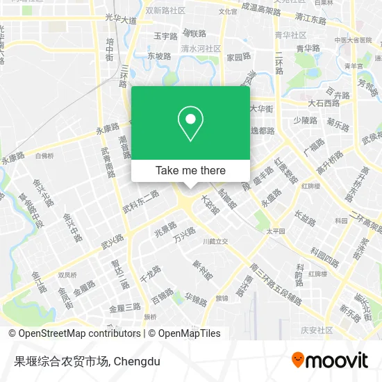 果堰综合农贸市场 map