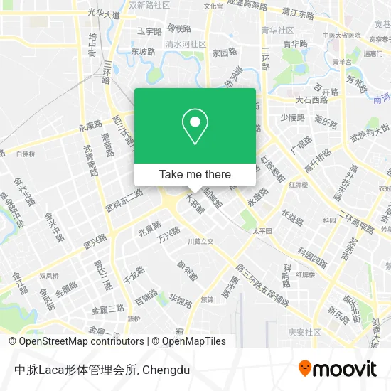 中脉Laca形体管理会所 map