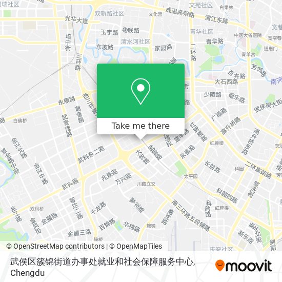 武侯区簇锦街道办事处就业和社会保障服务中心 map