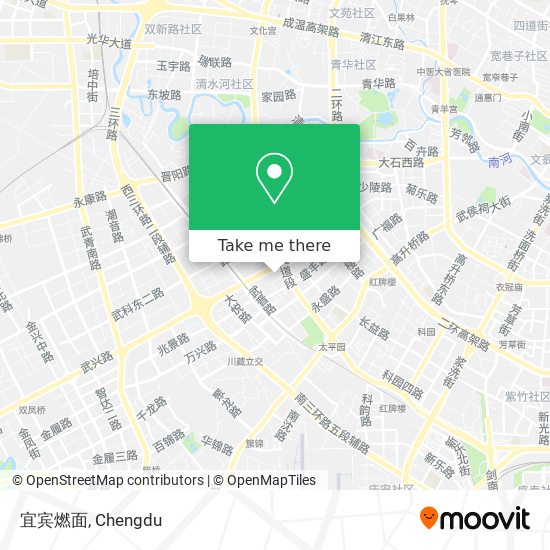 宜宾燃面 map
