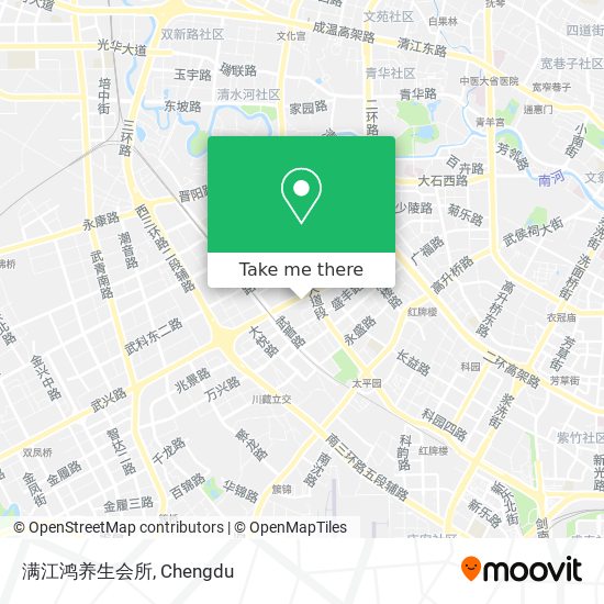满江鸿养生会所 map