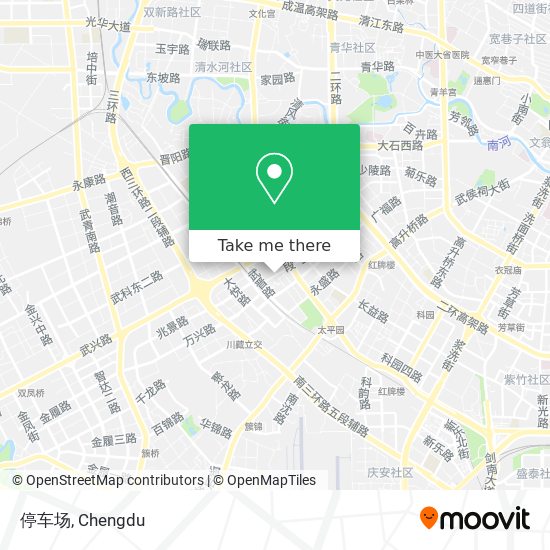 停车场 map