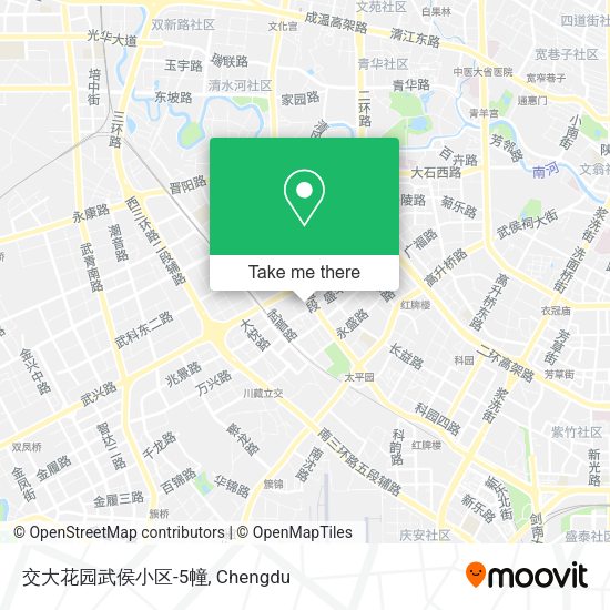 交大花园武侯小区-5幢 map