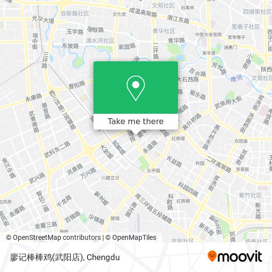 廖记棒棒鸡(武阳店) map