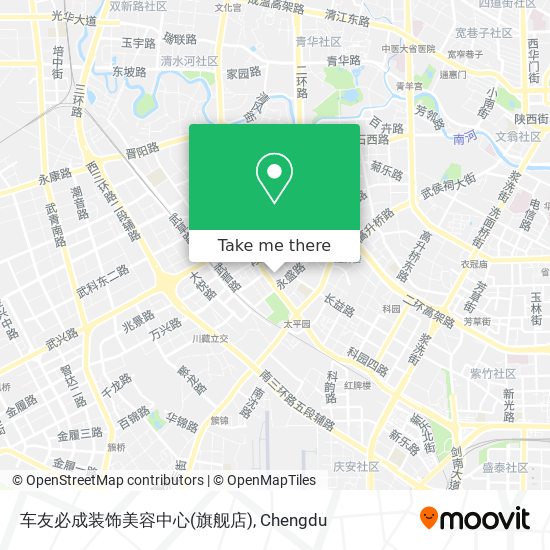 车友必成装饰美容中心(旗舰店) map