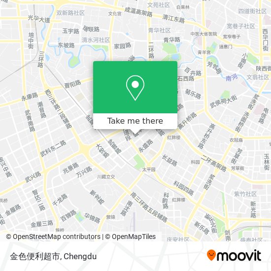 金色便利超市 map