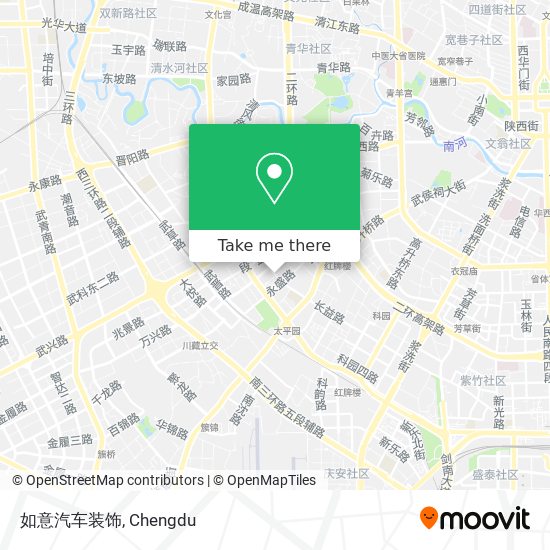 如意汽车装饰 map