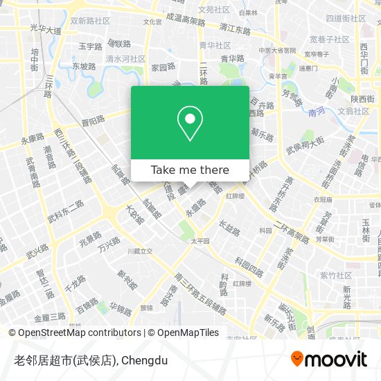 老邻居超市(武侯店) map