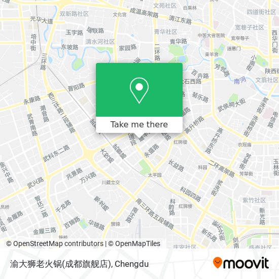 渝大狮老火锅(成都旗舰店) map