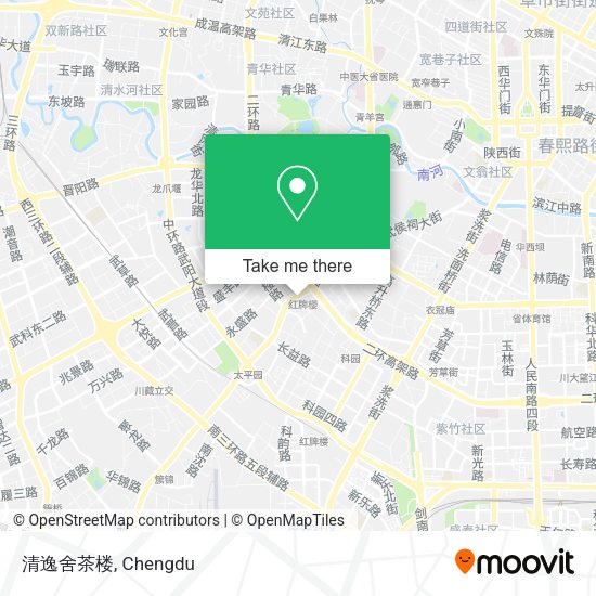 清逸舍茶楼 map