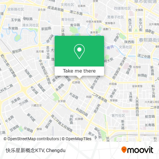 快乐星新概念KTV map