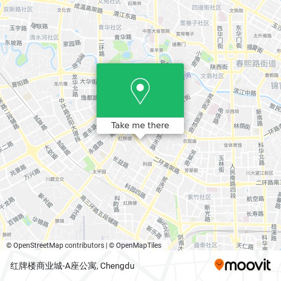 红牌楼商业城-A座公寓 map