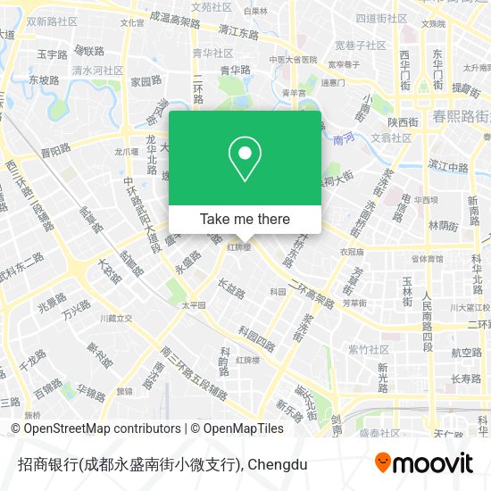 招商银行(成都永盛南街小微支行) map