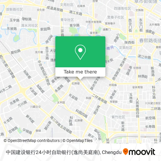 中国建设银行24小时自助银行(逸尚美庭南) map