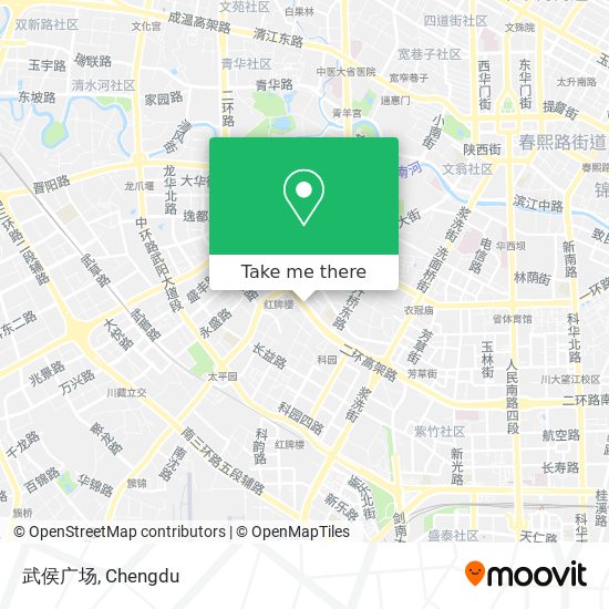 武侯广场 map