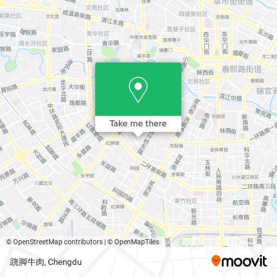 跷脚牛肉 map