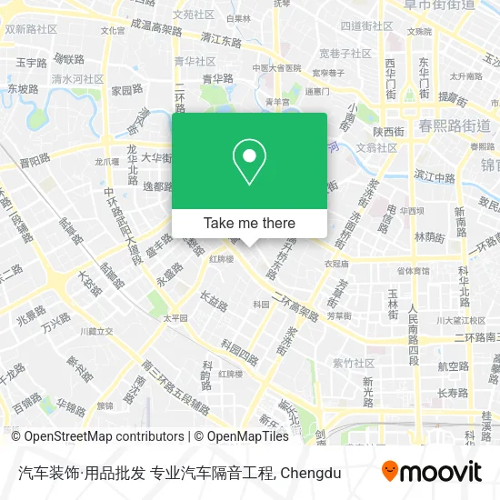 汽车装饰·用品批发 专业汽车隔音工程 map