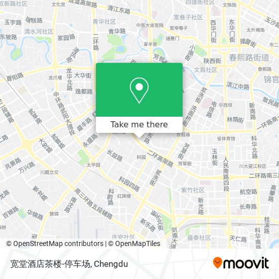 宽堂酒店茶楼-停车场 map