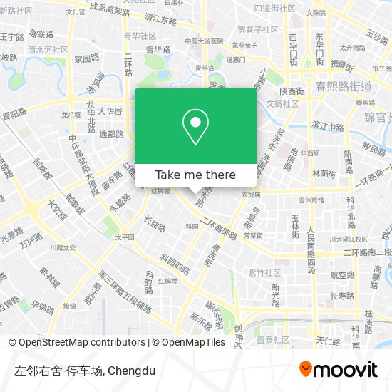 左邻右舍-停车场 map