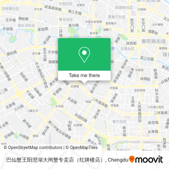 巴仙蟹王阳澄湖大闸蟹专卖店（红牌楼店） map
