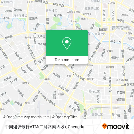 中国建设银行ATM(二环路南四段) map