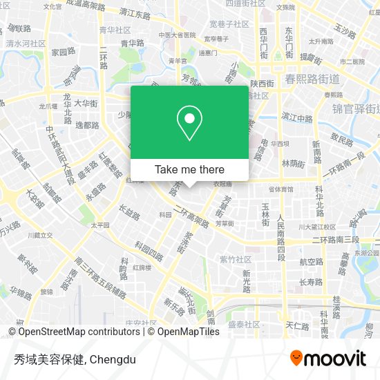 秀域美容保健 map
