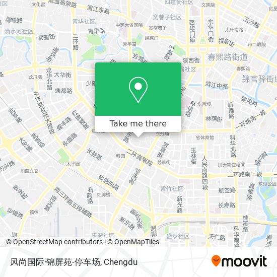 风尚国际·锦屏苑-停车场 map