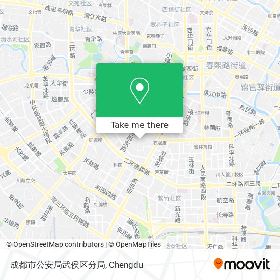 成都市公安局武侯区分局 map