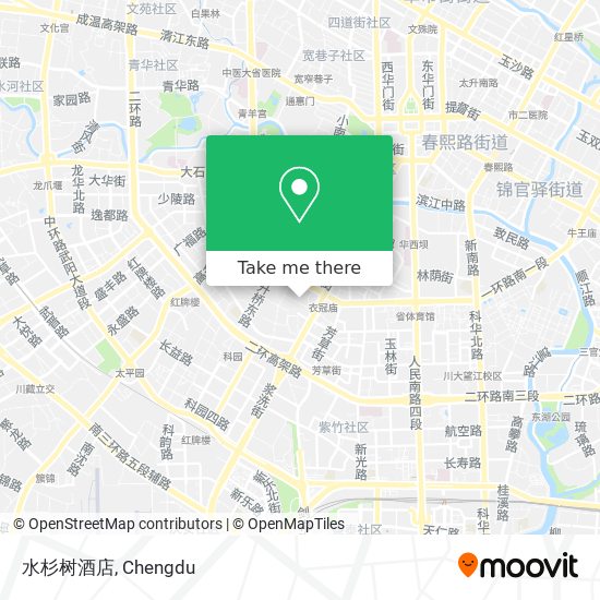 水杉树酒店 map