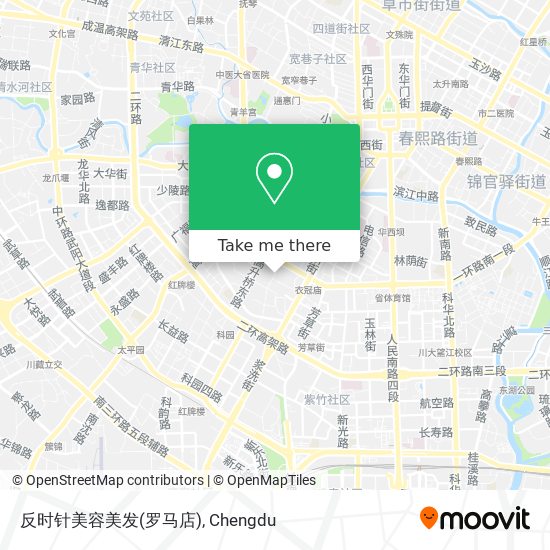 反时针美容美发(罗马店) map