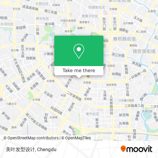 美叶发型设计 map