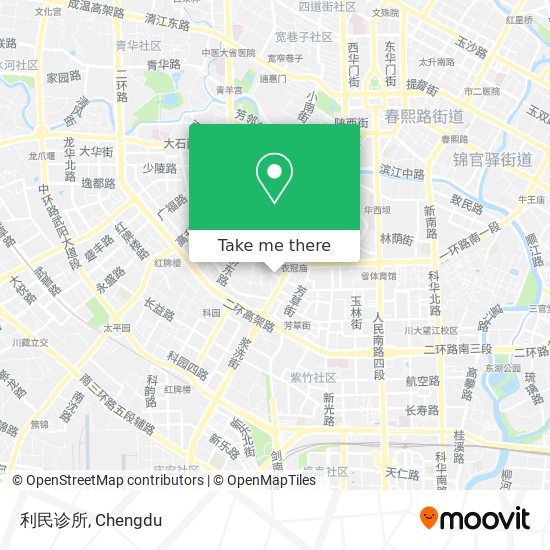 利民诊所 map