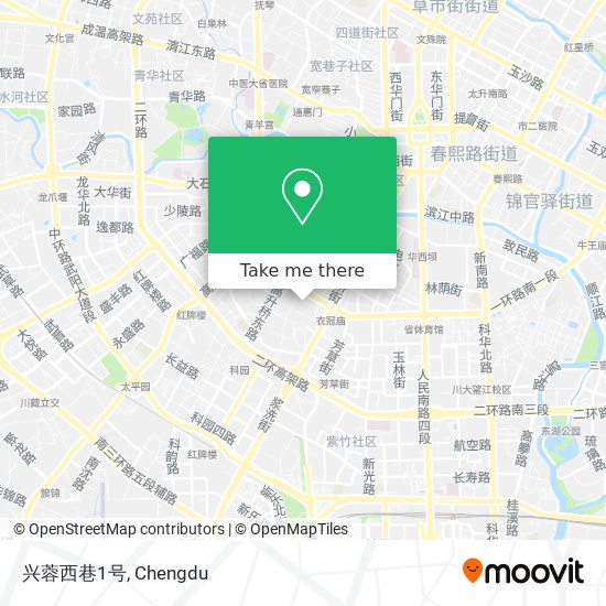 兴蓉西巷1号 map