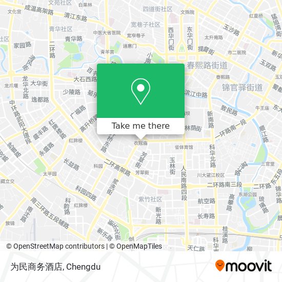 为民商务酒店 map