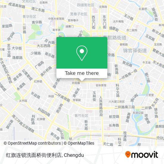 红旗连锁洗面桥街便利店 map