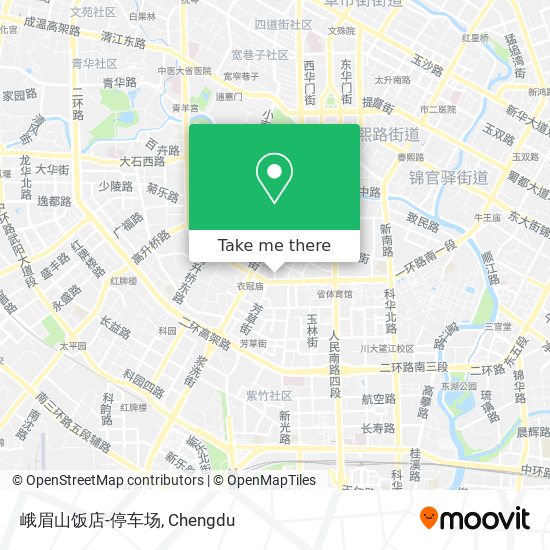 峨眉山饭店-停车场 map