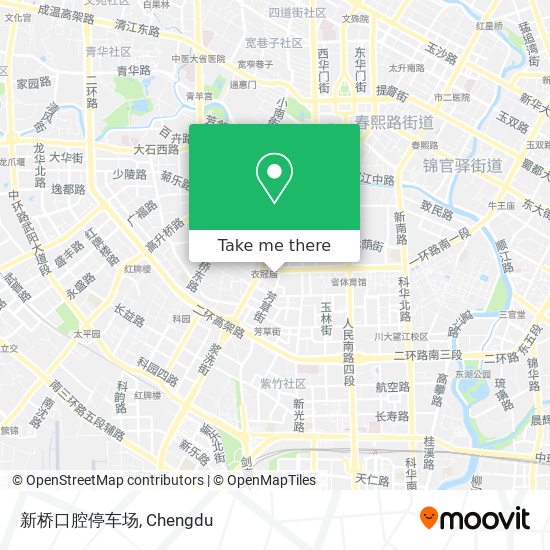 新桥口腔停车场 map