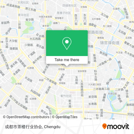成都市茶楼行业协会 map