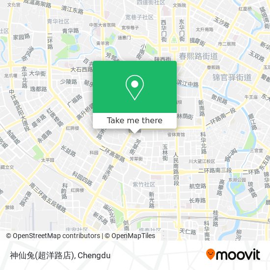 神仙兔(超洋路店) map