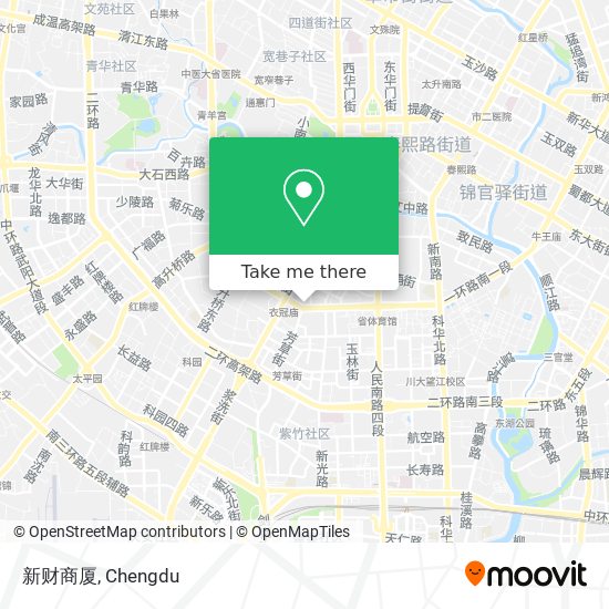 新财商厦 map