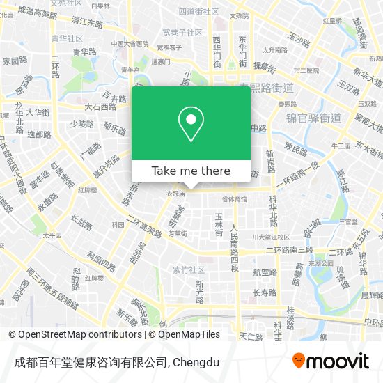 成都百年堂健康咨询有限公司 map