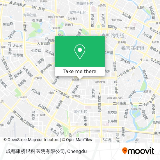 成都康桥眼科医院有限公司 map