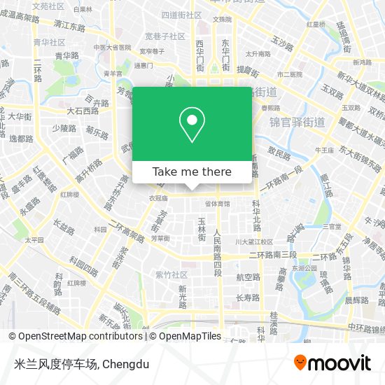 米兰风度停车场 map
