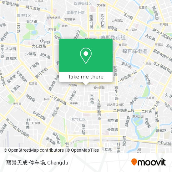丽景天成-停车场 map